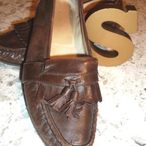 Mens Dimitri brown tassel 10 1/2 shoe